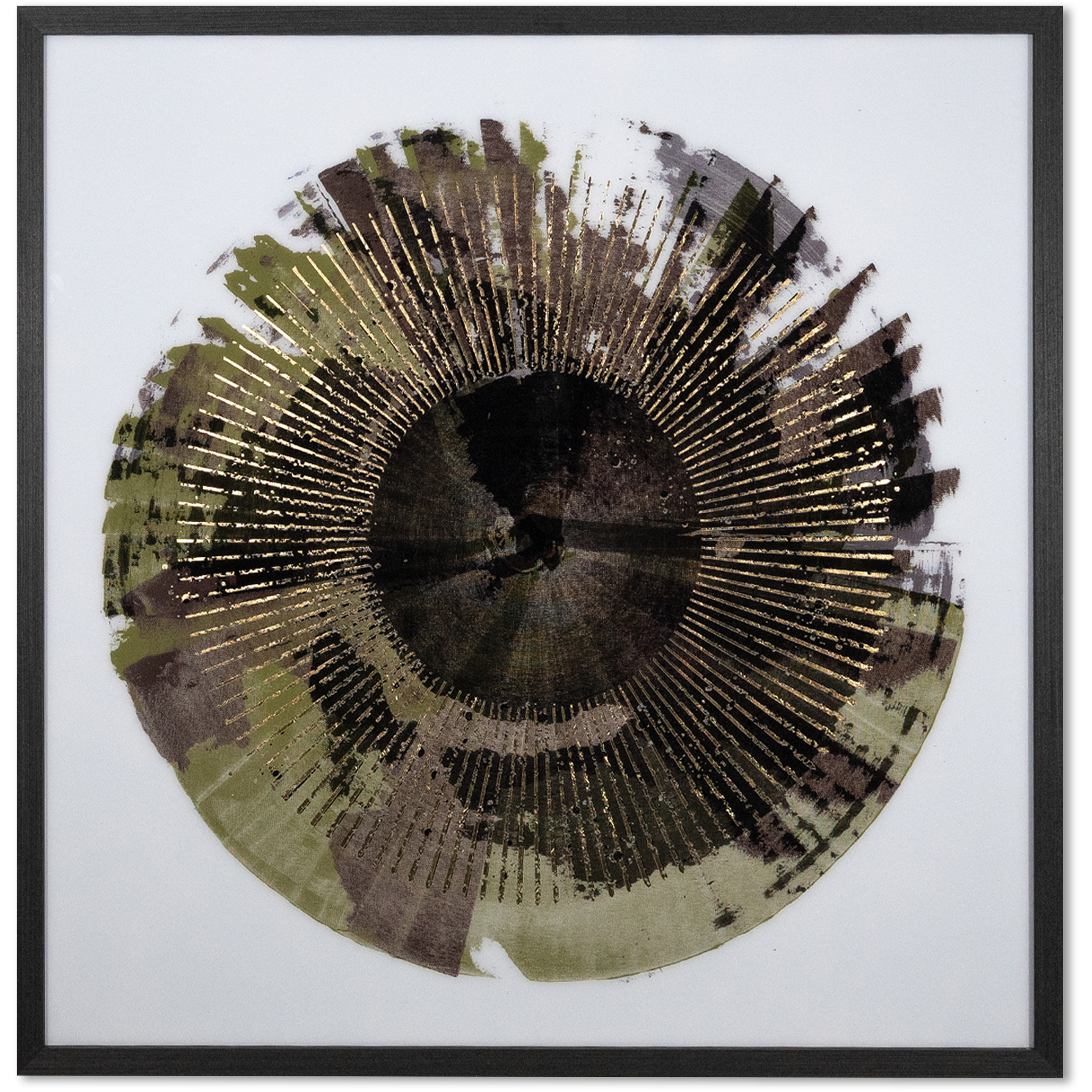Seeing Green Charcoal Luxe Art